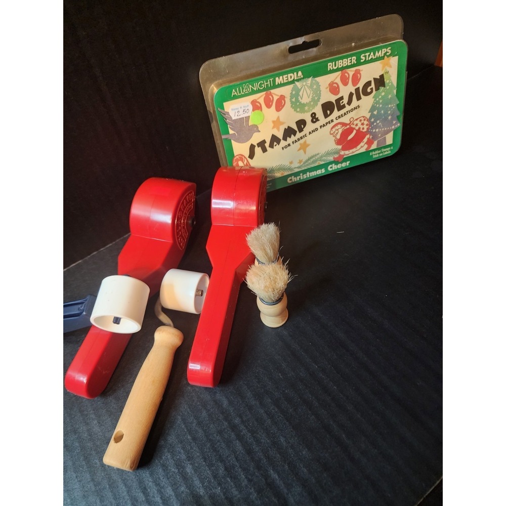 Rubber Stamp Collection Lot of 6 Misc. Items. SEE PICTURES & DESCRIPTION.